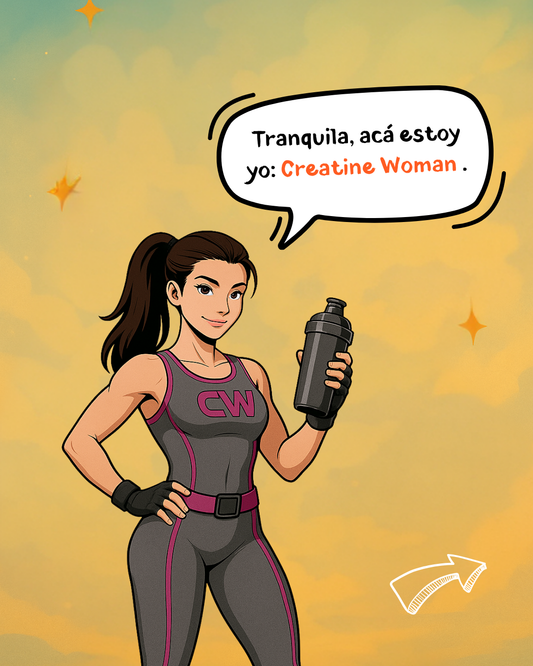 Creatina para Mujeres | Creatina Monohidratada con Colágeno Hidrolizado + BCAA