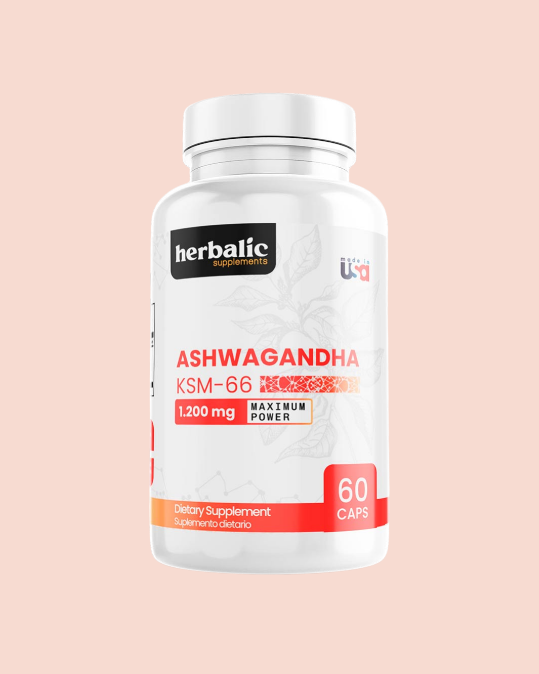 Ashwagandha KSM-66 | Suplemento natural para bajar el estrés y dormir mejor (NUEVA)