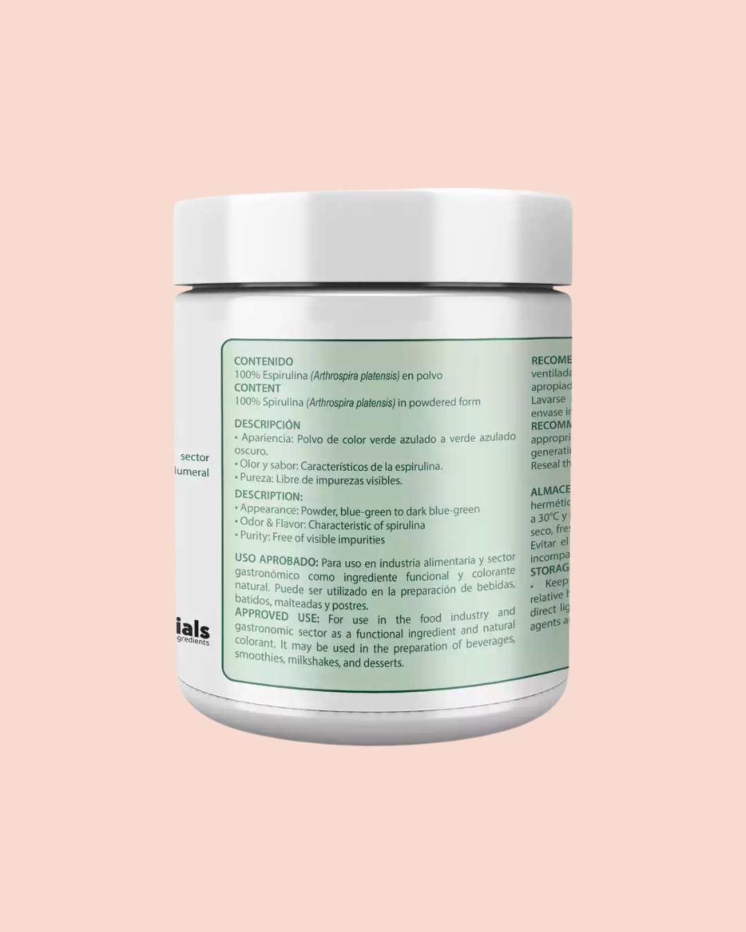 Espirulina en Polvo 200g | Energía Natural, Defensas y Antioxidantes